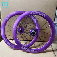 Set Roda Sepeda SeeMore 20" 406mm Heavy Duty, Kedalaman 38mm, 24 Jari-jari, Dinding Ganda, Alloy Alu, Rem Cakram