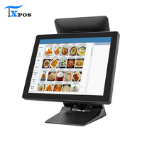 Terminal Punto de Venta y Caja Registradora Todo en Uno Taixun TX-A1506 de 15 Pulgadas, 1024x768, Pantalla Dual, Windows 10/11 para Restaurantes y Comercios Minoristas