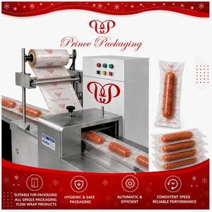 เครื่องห่ออัตโนมัติ Prince Packaging สำหรับผลิตภัณฑ์แบบห่อเดี่ยว วัสดุพลาสติก ปลอดภัย ถูกสุขอนามัย และมีประสิทธิภาพ - Product Image 1