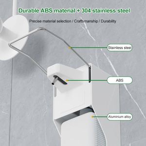 Vente en gros commerciale haut de gamme ABS mural avec piège coude distributeur de désinfectant pour hôpital hôtel salle de bain usine <span class=keywords><strong>clinique</strong></span> - Product Image 6