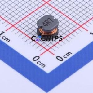 CD43-4R7M 4.7UH ตัวเหนี่ยวนำไฟฟ้าแบบ SMD,4.5x4 มม. ( ค่าความเหนี่ยวนำ: )( ความแม่นยำ: 20% กระแสไฟฟ้าที่กำหนด: 1.7A ) - Product Image 1