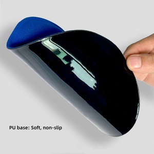 Factory Custom Cute Non Slip PU Base <b>Ergonomic</b> <b>Mouse</b> <b>Pad</b> with Silicone Wrist Rest Support for Office - Product Image 3