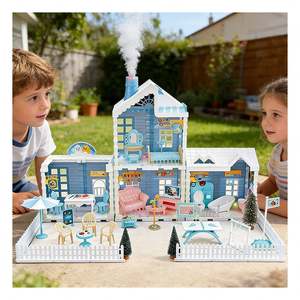 Modèle miniature de meubles en plastique à l'échelle 1/25, jouet DIY pour la création de scènes d'exposition architecturales - Product Image 2