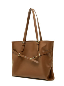 Sac fourre-tout en cuir de vachette tendance pour femme, marron et noir, sac à bandoulière en cuir, sacs à main pas chers pour femmes, vente en gros depuis la Chine - Product Image 6