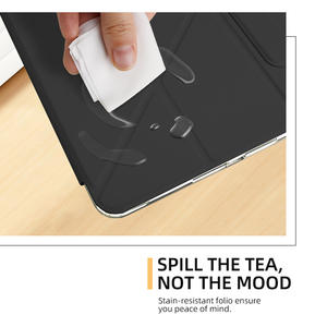 2024 Air 6 étui pour <span class=keywords><strong>ipad</strong></span> avec porte-crayon 10.<span class=keywords><strong>9</strong></span> air4/5 étui avec peau de bébé douce Silicone dos réveil automatique/couverture de sommeil - Product Image 4