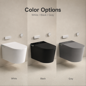 Inodoro Inteligente de Lujo para Colgar en la Pared con Bidé Integrado para Contratistas de Proyectos Hoteleros T8, Opciones de Color Minimalistas Disponibles - Product Image 1