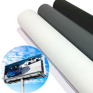 Banner flexible Lona Medios de impresión solvente Impresión digital de PVC con iluminación frontal Rollo de pancarta flexible Materiales de póster Impresión de pancartas