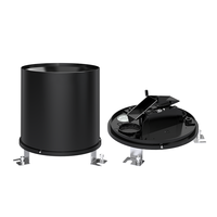 Capteur de pluie intelligent IOT/AIOT/4~20mA ABS RS485 SDI-12 Impulsion Polycarbonate Seau basculant Pluviomètre LoRaWAN