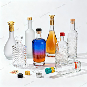 Bottiglie di Vetro Vuote per Distillati dal Design Unico, Stampa Logo Personalizzata per Gin, Vodka, Whisky, Tequila <span class=keywords><strong>e</strong></span> Produzione di Vino - Product Image 6