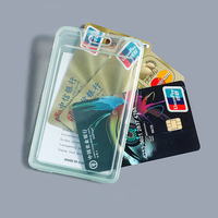 Smart ID lencana pemegang kartu kredit pemegang ID pemegang ritsleting saku