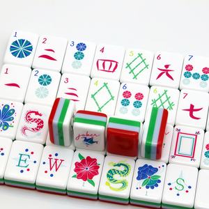 Juego de Mahjong Estilo Americano Portátil de Diseño Moderno, 4 Capas, 160 Fichas de Acrílico de Lujo para Juegos de <span class=keywords><strong>Ajedrez</strong></span> - Product Image 5