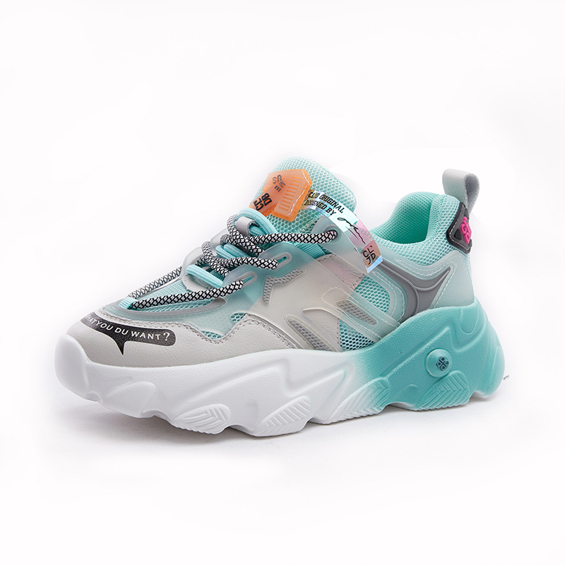 Женская модная обувь, сетчатые кроссовки разных цветов с вулканизированной подошвой