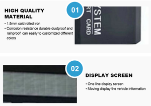 Sistema de estacionamiento de tarjeta/boleto de alta estabilidad personalizado Zento Exquisito equipo técnico de estacionamiento de peaje - Product Image 2