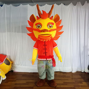 Costumes de mascotte de danse du <span class=keywords><strong>dragon</strong></span> et du lion <span class=keywords><strong>chinois</strong></span> personnalisés, tenues à thème culturel traditionnel pour les festivals, les événements, les promotions de marque - Product Image 1