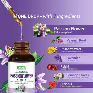 Extracto Líquido Natural <span class=keywords><strong>de</strong></span> Pasiflora <span class=keywords><strong>de</strong></span> Marca Privada para Mejorar <span class=keywords><strong>la</strong></span> Dificultad para Conciliar el Sueño y Mejorar <span class=keywords><strong>la</strong></span> Calidad del Sueño - Product Image 3