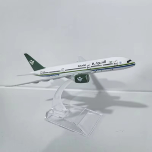 Modelo de Avión de Metal Fundido a Presión de 16 cm de Saudi <span class=keywords><strong>Arabian</strong></span> <span class=keywords><strong>Airlines</strong></span> Boeing 787-10 para Exhibición, Suministro de Fábrica - Product Image 5