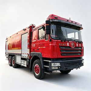 Camion de pompiers Shacman 15M3 en état neuf, équipement complet de lutte contre l'incendie, véhicule de sauvetage pour le marché mondial - Product Image 1
