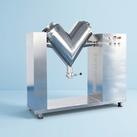 Mélangeur de poudre en acier inoxydable S304 de qualité alimentaire Saturn, mélangeur en V industriel pour poudre et savon