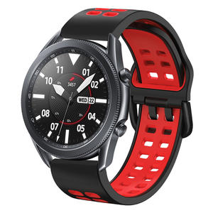 Correa de Silicona <span class=keywords><strong>para</strong></span> Reloj Samsung Galaxy Watch 4, Correa Clásica Active 2, <span class=keywords><strong>Gear</strong></span> <span class=keywords><strong>S3</strong></span> <span class=keywords><strong>Frontier</strong></span>, Huawei GT, 2, 3 y Pro, 20mm/22mm - Product Image 5