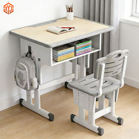 Meubles d'école au design moderne, vente en gros, ensemble table et chaise pour étudiants, table de lecture, bureaux pour chambre à coucher