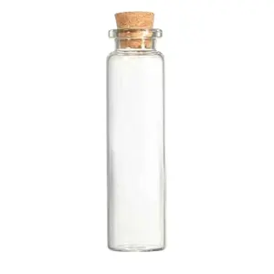 20 Pcs 20ml Mini klare Wunsch flasche Nachricht Glas fläschchen mit Cork Home Decor