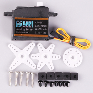 ES3001 4.8-6.0V 43g เกียร์พลาสติกแบบมาตรฐาน ประกอบสำเร็จสำหรับเครื่องบิน - Product Image 6