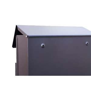 Boîte aux lettres murale de haute qualité, imperméable, facile à installer, en acier moderne, antivol, <span class=keywords><strong>Songmics</strong></span>, vente chaude - Product Image 4