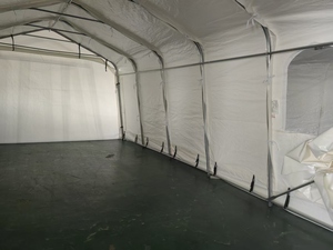 Cochera de Lujo Instantánea y Duradera con Estructura de Acero, Techo Arqueado Impermeable con Recubrimiento UV para Estacionamiento Exterior - Product Image 5