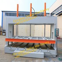 Presse chaude hydraulique de presse chaude de machine en bois pour le contreplaqué, PVC, stratification de mdf sur des portes