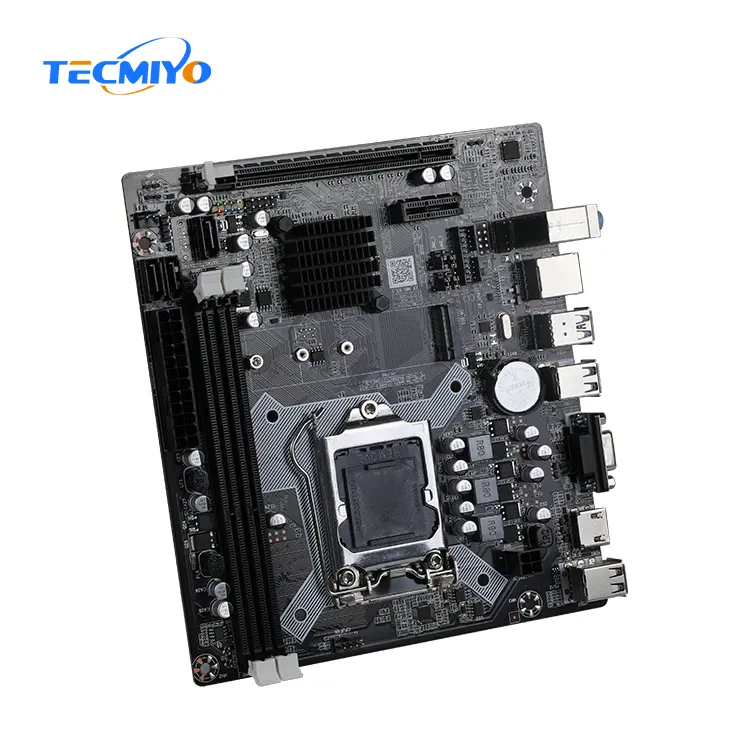 Tecmiyo高速Oemカスタマイズ16gb H81 B85チップセットLga1150、メインゲーミングコンピューター用M.2ラップトップマザーボード付き