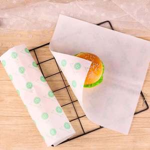 Papier ciré réutilisable anti-graisse pour emballage alimentaire, hamburger, rouleau de poulet, boulette de riz, sandwich, tapis pour restaurant - Product Image 5