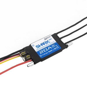 ZTW Shark Versión Mejorada 20A/30A/40A/50A/60A/80A/100A ESC Bidireccional Impermeable CoolRun para Modelos de Barcos - Product Image 1