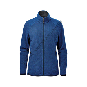 Veste polaire pour femmes de haute qualité pour uniforme d'entreprise ou commande en gros Logo personnalisé veste polaire à fermeture éclair pour femmes marque personnalisée - Product Image 1