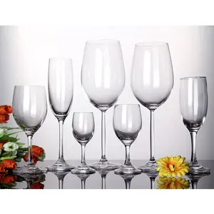 Stok Grosir Pabrik Kristal Timah Gratis Anggur Kaca Burgundy Brandy Sampanye Goblet untuk Pernikahan dan Acara Bar
