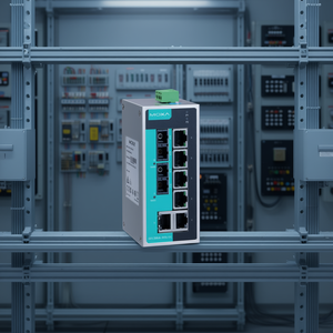 Moxa สวิตช์อีเธอร์เน็ตอุตสาหกรรมแบบไม่มีการจัดการรางดิน EDS-208A-SS-SC 8พอร์ต1000Mbps 24V iee 802.3 - Product Image 3