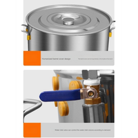Machine à Plumer la Volaille Mini Entièrement Automatique pour Cailles, Oiseaux et Poulets, en Acier Inoxydable, Moteur d'Abattage pour l'Enlèvement des Plumes