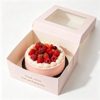 Boîtes à gâteaux en papier encre de soja en gros, vente chaude, boîtes à gâteaux de haute qualité, boîtes à gâteaux écologiques pour boulangerie