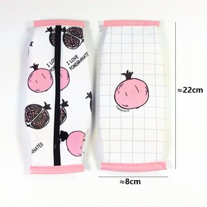 Tas penyimpanan alat tulis lucu kotak pensil ritsleting gaya PU buah merah muda kartun tas hadiah bagus kantong pensil escolar - Product Image 4