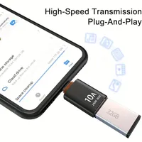 Adaptateur OTG USB-C mâle vers USB femelle à charge rapide 10A HJ-080 pour ordinateurs portables et téléphones USB-C