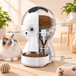 Comedero Automático para Gatos con Monitoreo de Video de 2MP, Recargable y con Control por Aplicación - Product Image 5
