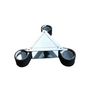 แว่นขยาย SUNTOOLS/STIPL รุ่น Triplet Loupe ขนาด 18 มม. กำลังขยาย 10X 15X 20X รุ่น 334E Punjab สำหรับตรวจสอบอัญมณีและทำเครื่องประดับ - Product Image 1