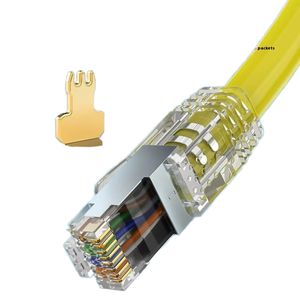 <span class=keywords><strong>Rj45</strong></span>สัมผัส10กิกะบิตทางด่วนวัสดุ PC ใหม่ขั้วต่อสาย<span class=keywords><strong>แลน</strong></span>กันน้ำสำหรับสายแพทช์ - Product Image 1