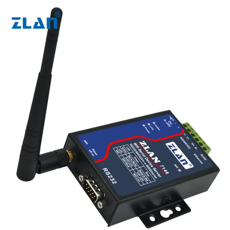 ZLAN7146 Modbus Gateway MQTT Bộ Chuyển Đổi RS232/485/422 Sang Wifi Công Nghiệp