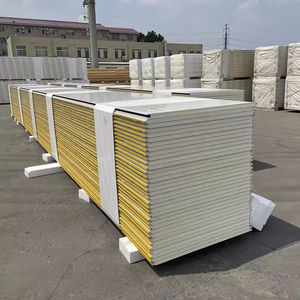 Panneau sandwich <span class=keywords><strong>en</strong></span> polyuréthane pour toiture, mur, chambre froide, moderne, 2200 mm, panneaux extérieurs <span class=keywords><strong>en</strong></span> briques 3D, aluminium, résistant au feu et à l'eau - Product Image 3