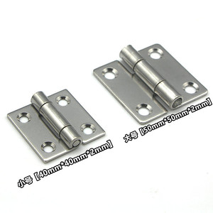 Charnière en acier inoxydable 304, 50x50x2mm, charnière industrielle robuste pour meubles, montage en surface, durable, antirouille - Product Image 1