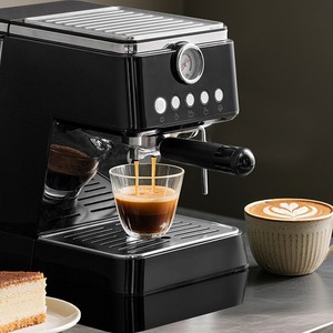 Machine à expresso semi-automatique italienne transfrontalière, extraction haute pression à une touche, <span class=keywords><strong>mousseur</strong></span> à lait, pompe à pression, nettoyage facile, 15 - Product Image 4