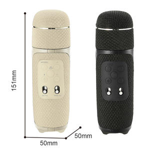 Microphone sans fil multifonctionnel CQS-S551, microphone portable Bluetooth, microphone pour enfants pour chanter, avec audio mobile - Product Image 5