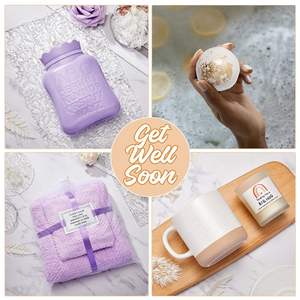 Vente en gros nouveau produit en 2024 <span class=keywords><strong>carte</strong></span> de couverture violette 10 pièces se portent bien bientôt coffret <span class=keywords><strong>cadeau</strong></span> pour les femmes anniversaire auto soins cadeaux article - Product Image 4