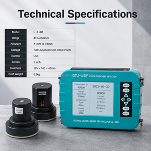Medidor <span class=keywords><strong>de</strong></span> Espesor <span class=keywords><strong>de</strong></span> Suelos <span class=keywords><strong>de</strong></span> Hormigón, Calibrador NDT para Aceptación <span class=keywords><strong>de</strong></span> Estructuras y Trabajos <span class=keywords><strong>de</strong></span> Calibración en Laboratorio - Product Image 5