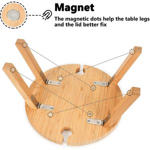 New cross-border product: <b>Outdoor</b> folding <b>table</b>, mini picnic <b>table</b>, beach <b>table</b>, portable wine <b>table</b>, fruit and snack <b>table</b>. - Product Image 3
